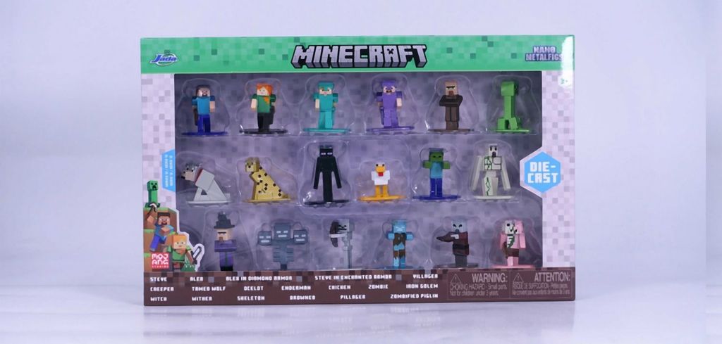 Minecraft - Kolekcjonerski zestaw metalowych figurek seria Zdjęcie produktu 