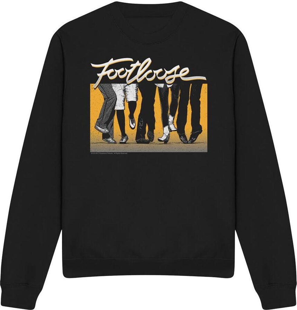 Footloose - "Dance Party" Sweatshirt für Herren/Damen Uni TV13083 (L) (Schwarz)