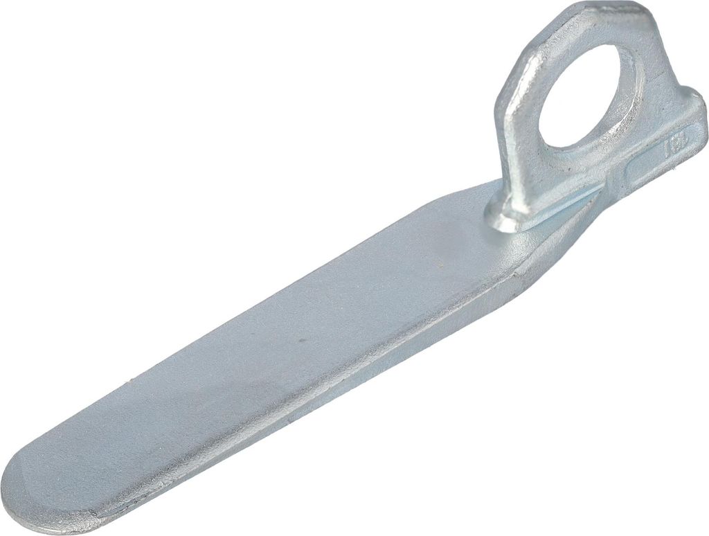 STUBAI Weichmetallhaken | Einschlaglänge 90 mm (F), 110 g | mit 90° gedrehtem Kopf, für Kletterer und Bergsteiger, Outdoor-Aktivitäten