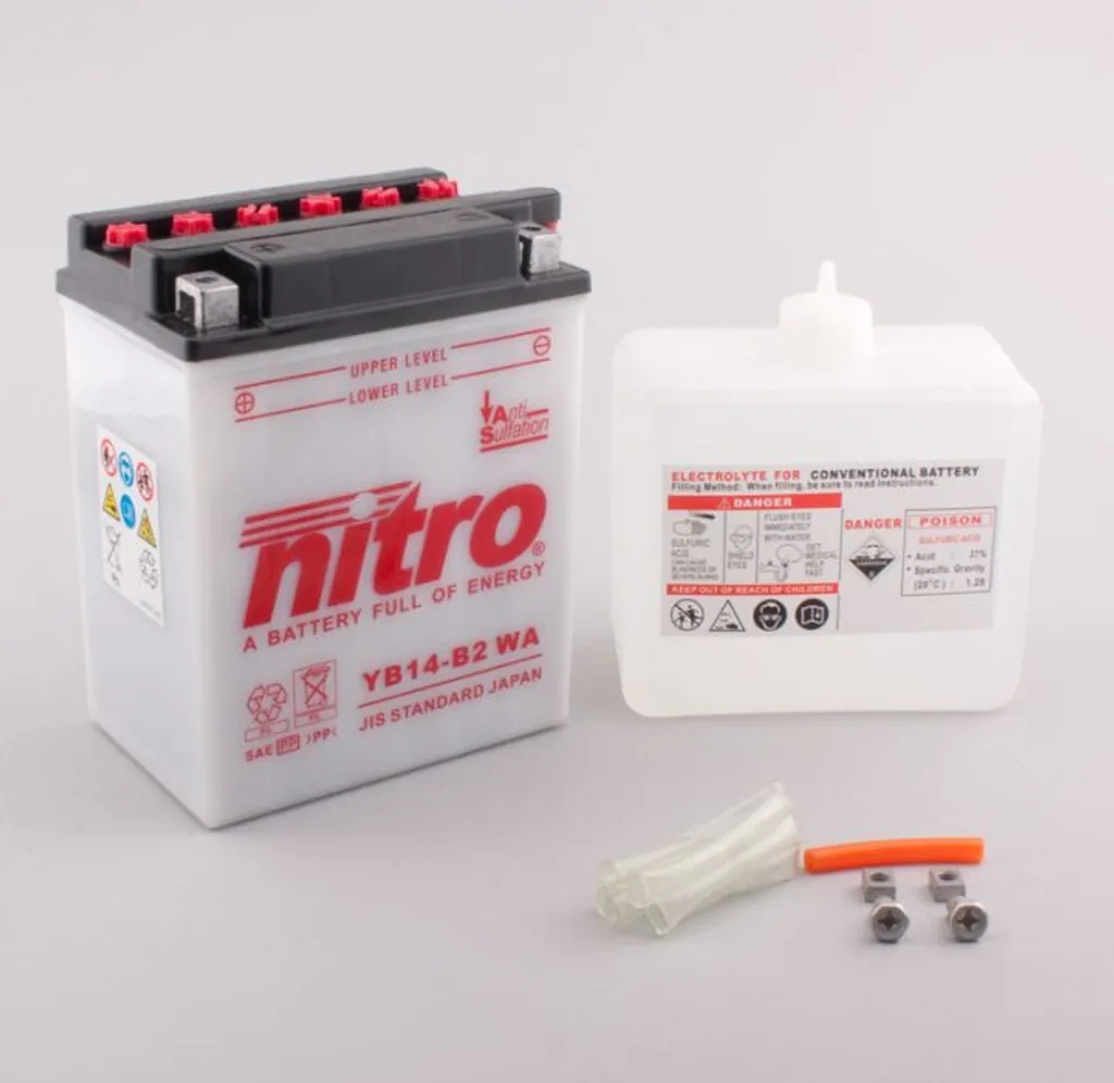 Batterie Nitro YB14-B2 14Ah Haute Capacité avec Technologie Antifuite