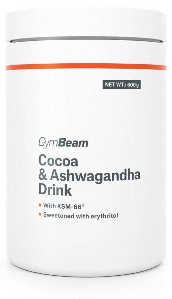 GymBeam - Kakao & Ashwagandha Drink, 600 g