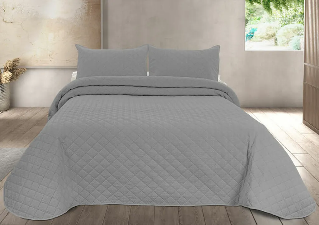Offerta Trapunta Matrimoniale Pierre Cardin EGNA Grigio 250x270