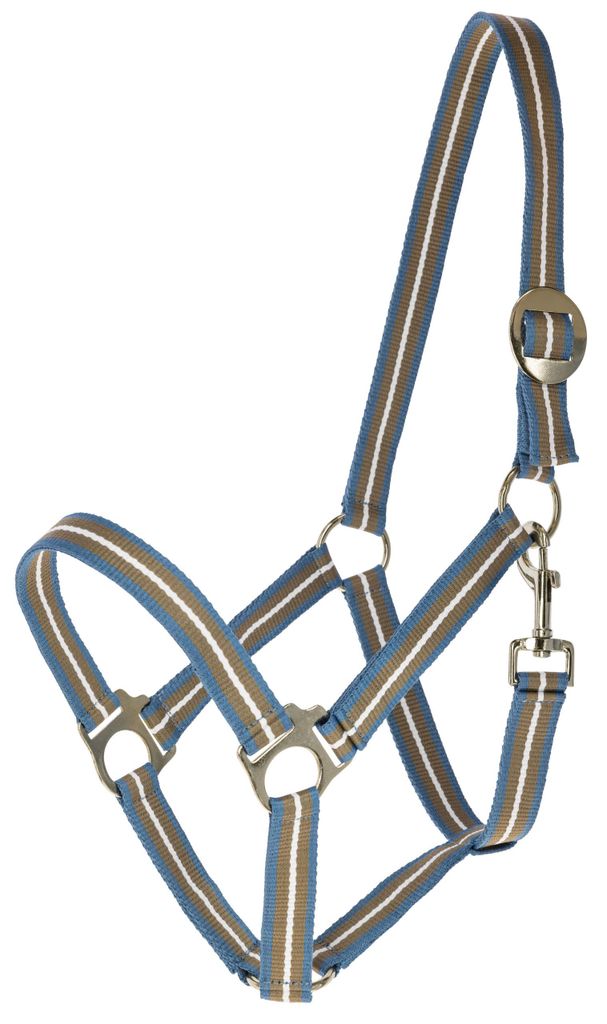 Covalliero Halfter Hippo smoked blue/walnut FS 2026, Größe:Cob