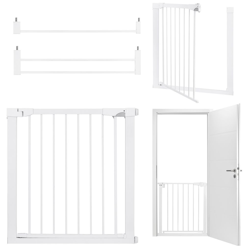 MoMi PAXI PLUS barrière enfant blanc Image du produit 