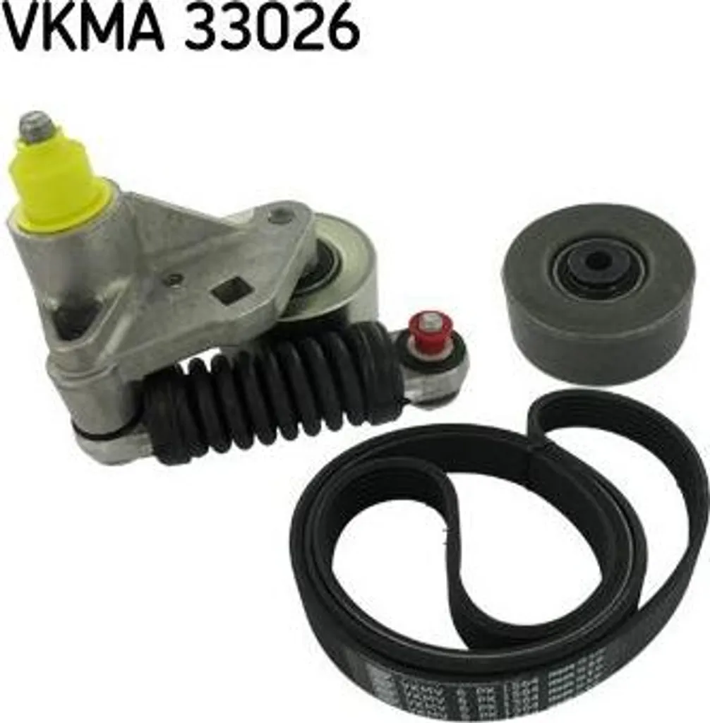 Courroie SKF VKMA 33026 pour stopper les bruits de moteur 206