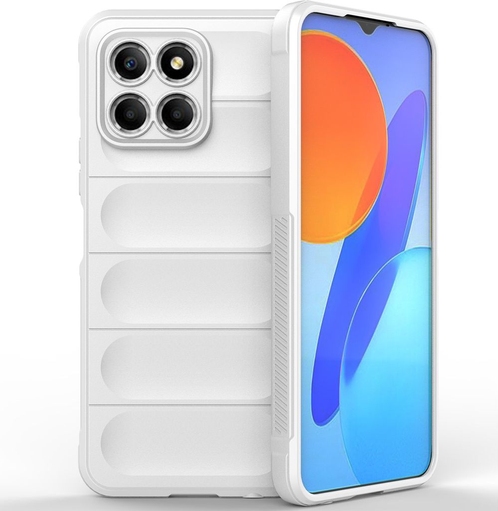 Honor X8 5G Hülle, Weich TPU Silikon Stossfest Anti-rutsch Schutzhülle für Honor X8 5G Weiß