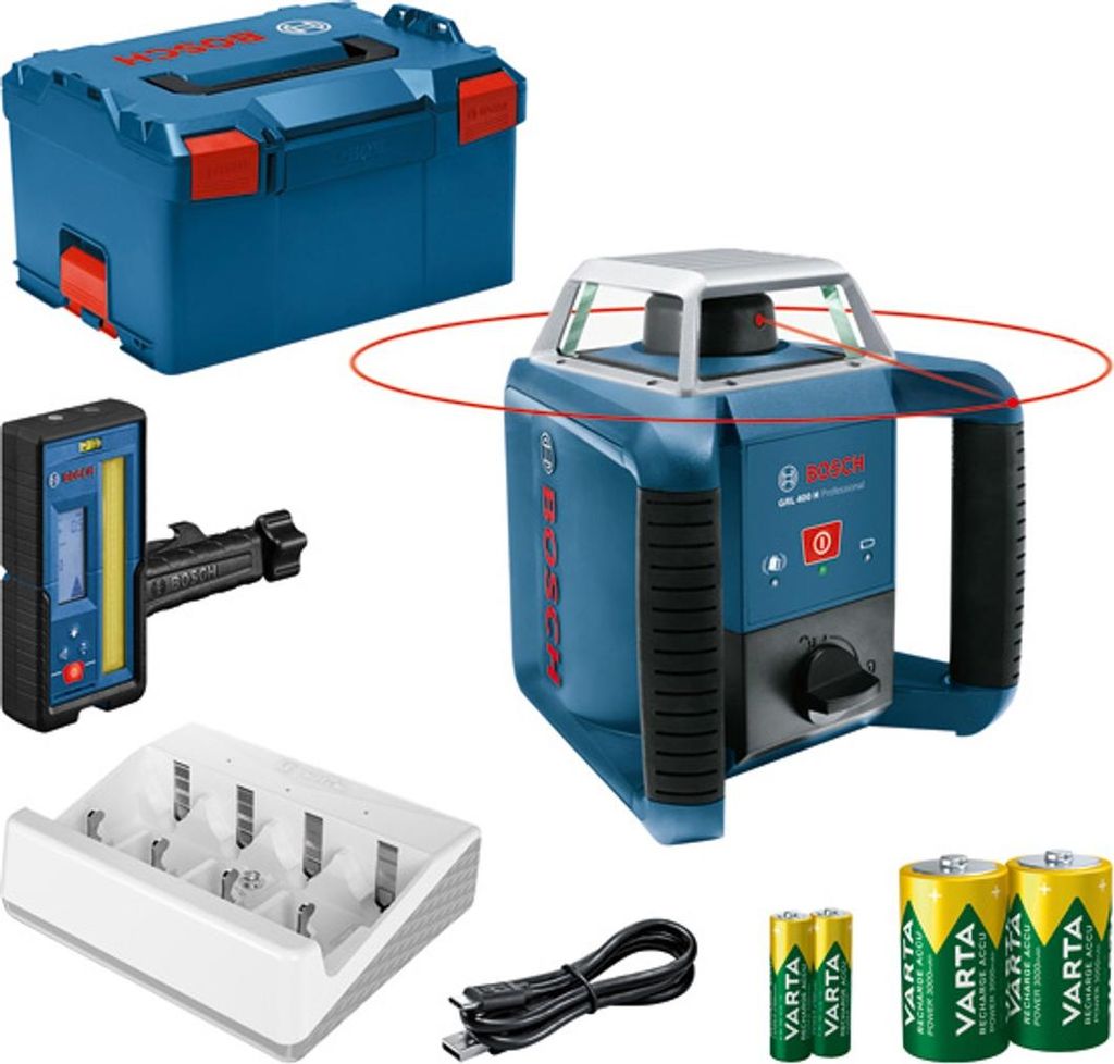 Rotačný laser GRL 400 H + LR 45 v L-BOXX Obrázok produktu 