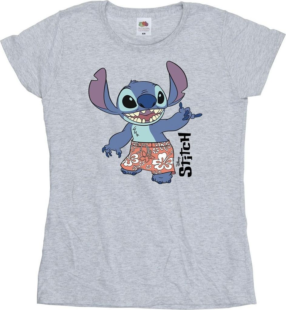 Disney - "Bermuda Shorts" T-Shirt für Damen BI25590 (L) (Grau)