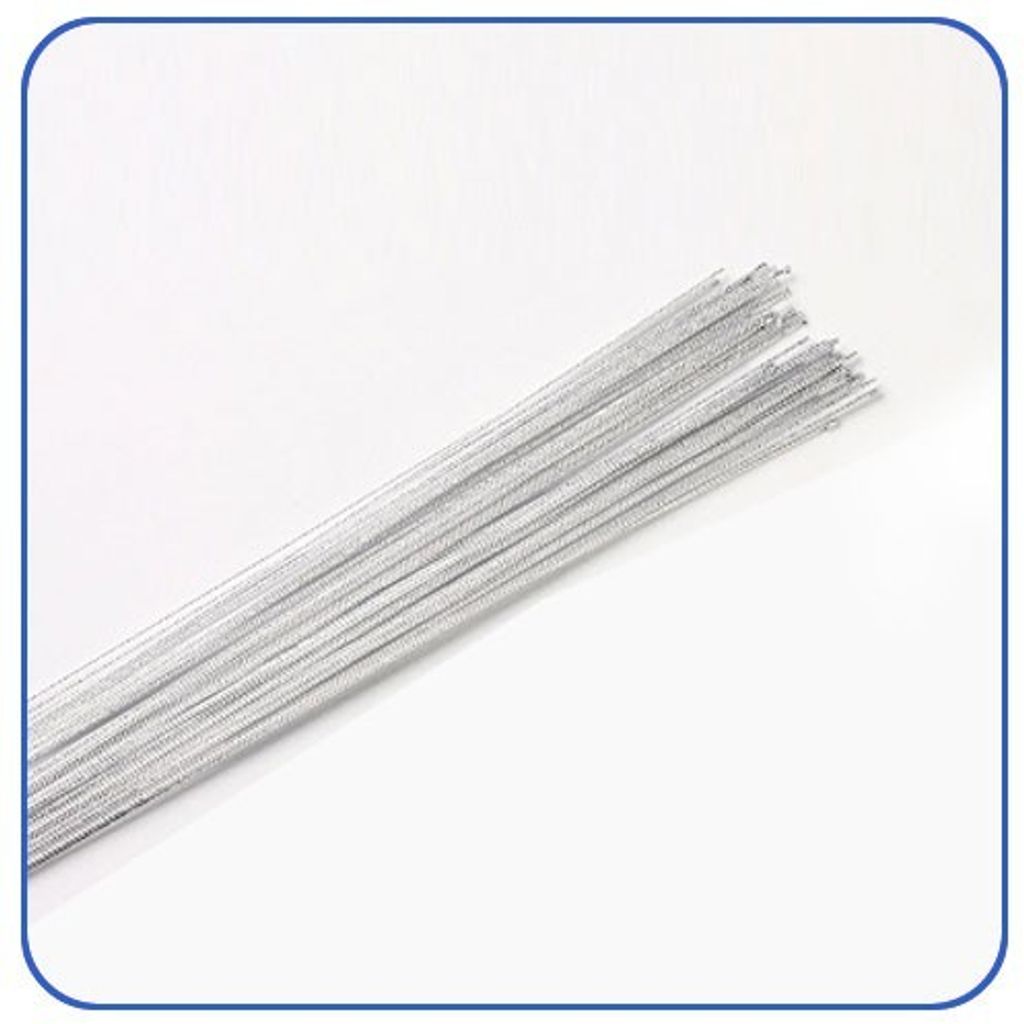 Culpitt Blumendraht Silber 50Stk. 0,5mm