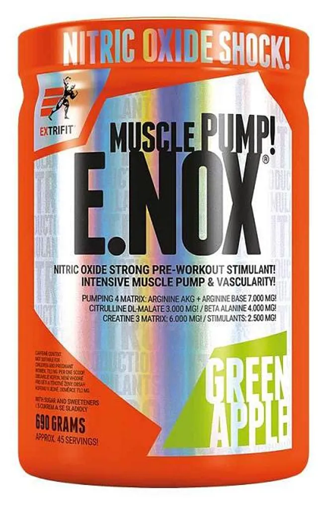 Pré-workout E.Nox Shock Extrifit 690g - Boisson Énergisante Musculation