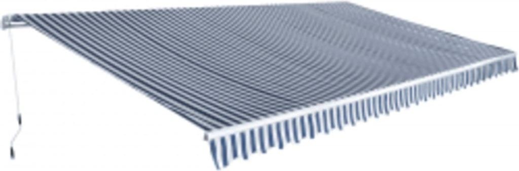 Best Möbel Gelenkarmmarkise 600 cm Blau/Weiß - Markisen CL6194537 3parcel