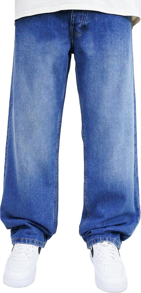 DADA Loose Fit Jeans mit Print Baggy Pants Größe: 32W