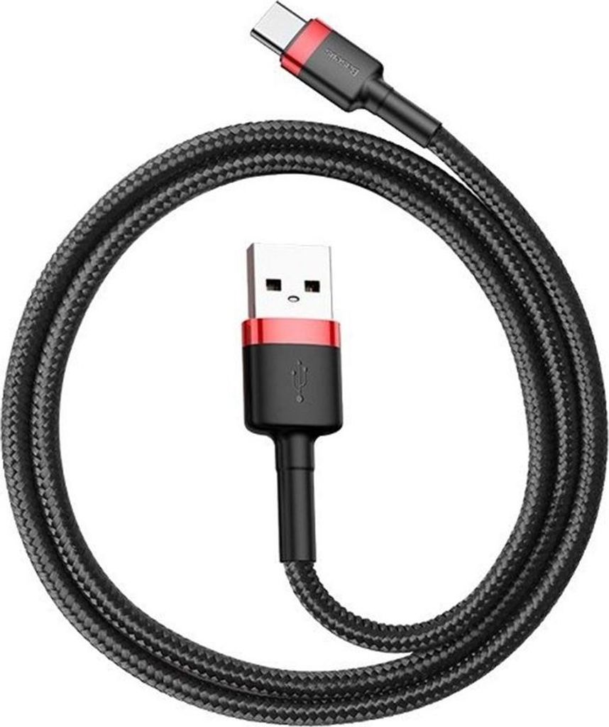 Baseus CATKLF-A91, 0,5 m, USB A, USB C, Schwarz Produktbild 