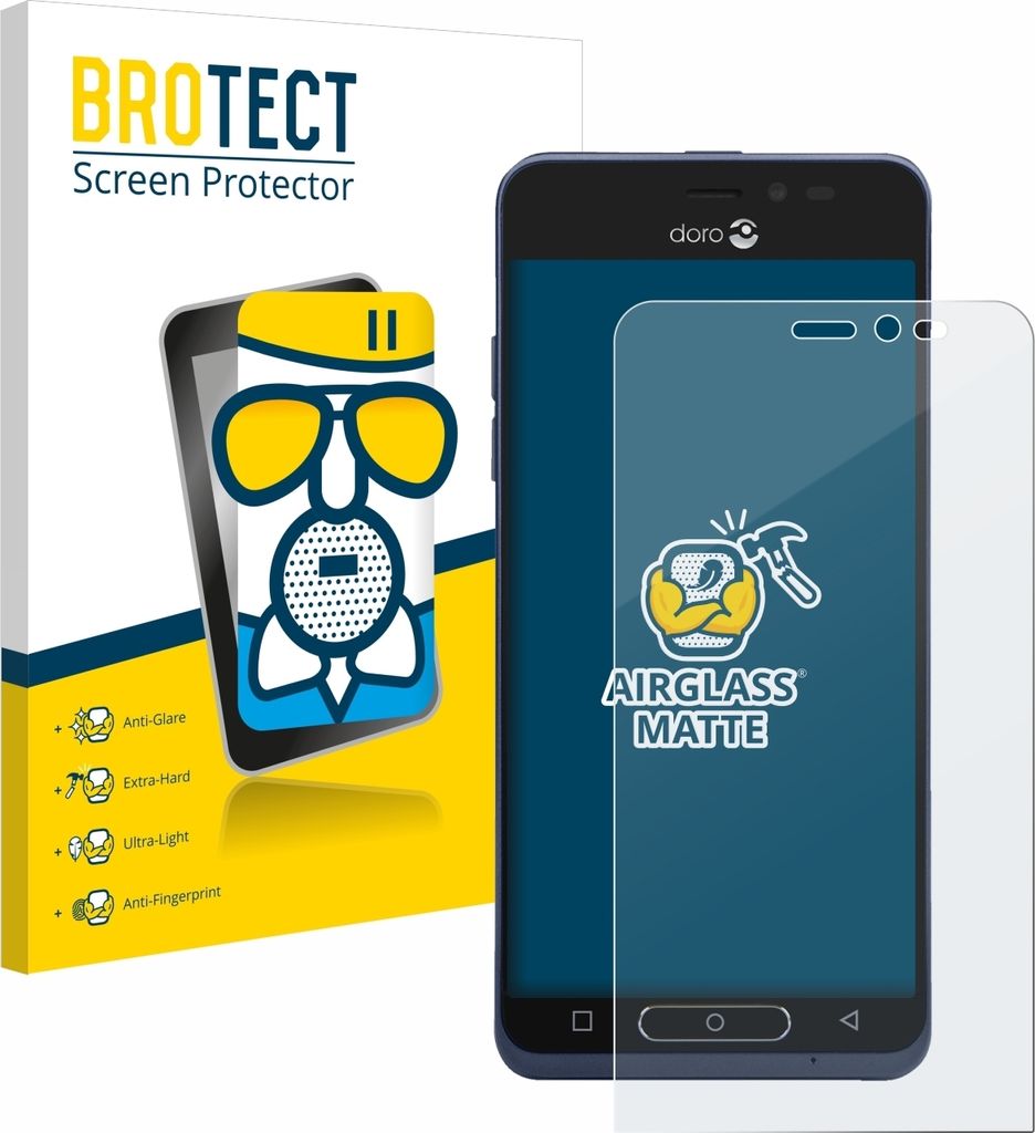 BROTECT Entspiegelungs Schutzglas für Doro 8035 Schutzfolie Panzer Folie Glas Display Schutz matt