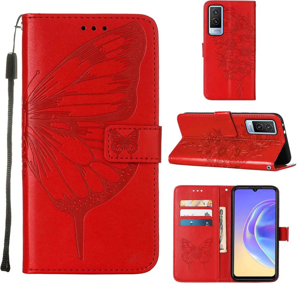 Custodia Galaxy S10 Lite Portacarte Supporto Video Pelle Vera rosa
