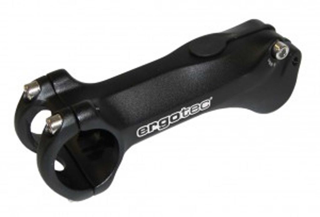 Ergotec A-Head Vorbau High Charisma Alu, schwarz, 1 1/8", Ø 31,8mm, 90mm,45°