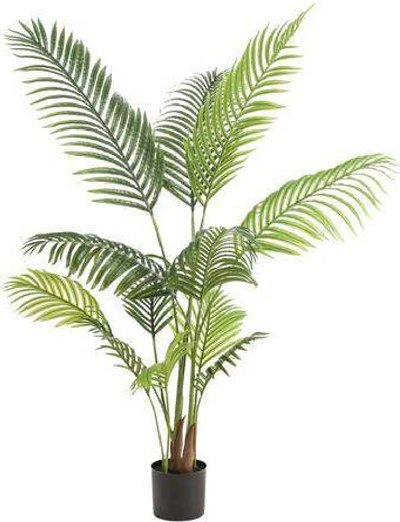Kunstpalme Howea forsteriana 140cm Paradiespalme künstliche Palme naturgetreue Wedel