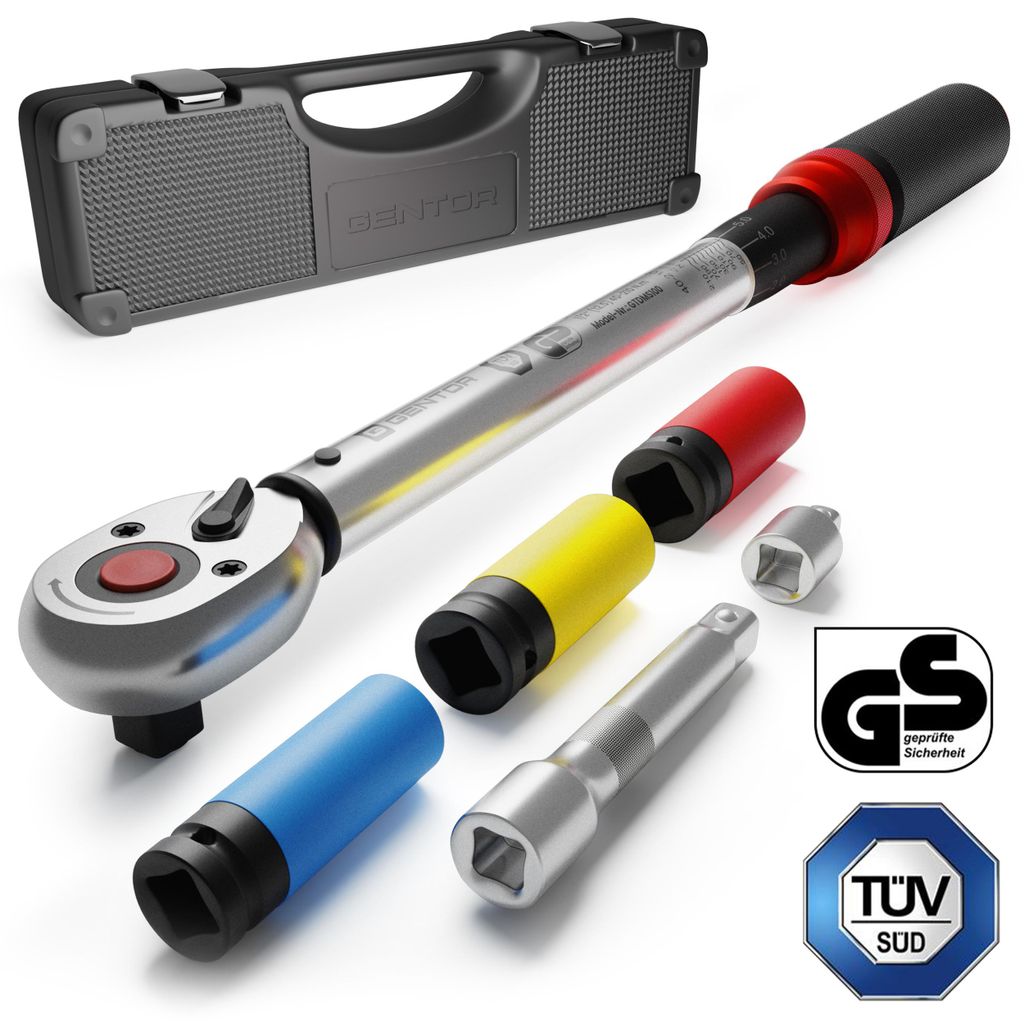 Drehmomentschlüssel 1/2 Zoll 40–210 Nm GS Set Koffer Auto Produktbild 