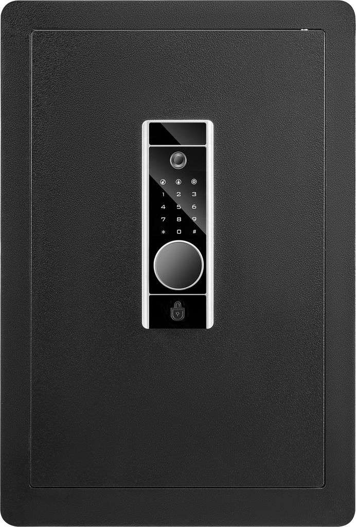 SucceBuy 2,2 Kubikfuß Heimtresor mit Fingerabdruck, digitalem Tastenfeld, 2 Schlüsseln, großer feuerfester Tasche, 15,8 x 13 x 23,6 Zoll
