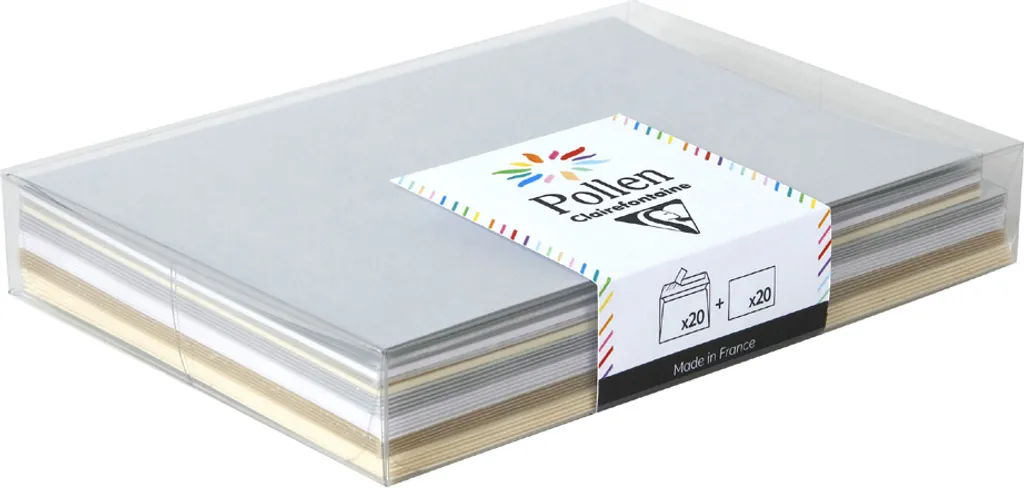 Coffret de Correspondance Triage Chic Pollen Clairefontaine 20 Sets