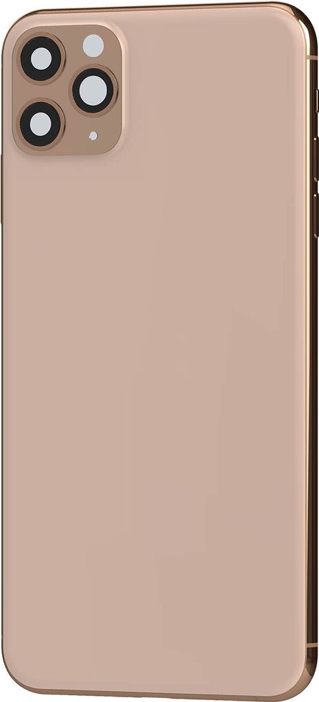 Clappio, Gehäuse für iPhone 11 Pro mit Akkudeckel, Champagnerrosa