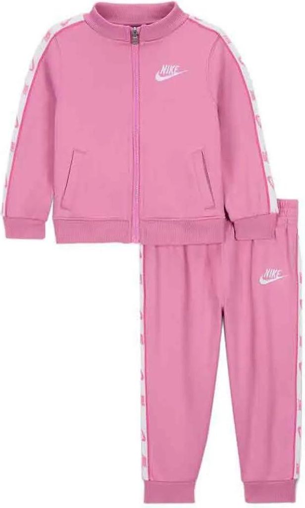 Nike Kids Full Zip With Logo Tap Set Rosa 24 Months Jungen,Mädchen Rosa 24 Months