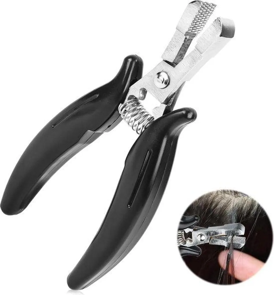 Pince pour retirer les extensions dreadlocks et micro-anneaux en acier