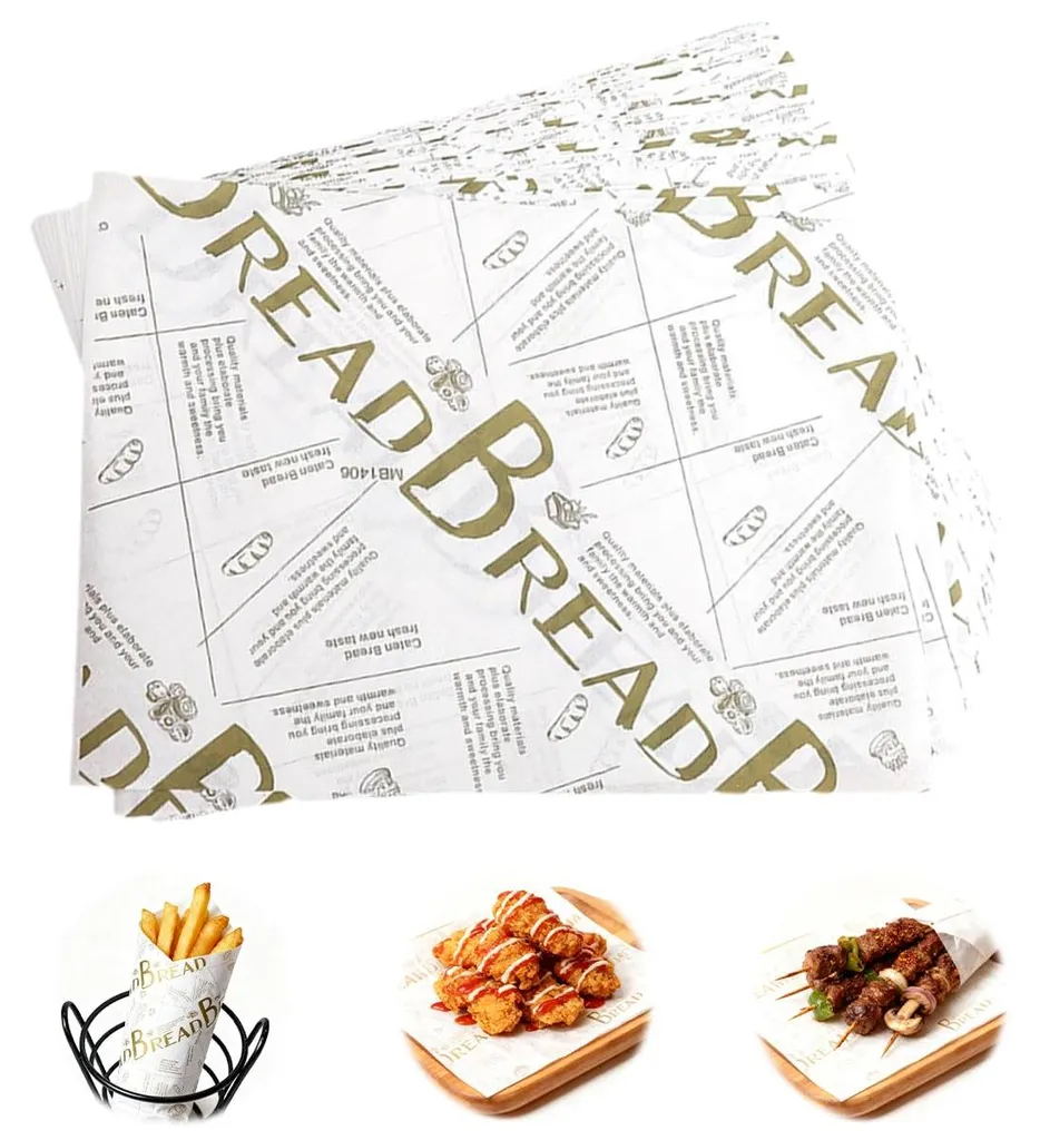 Papier Alimentaire Anti-Graisse 36x26 cm - Finies les Taches d'Huile