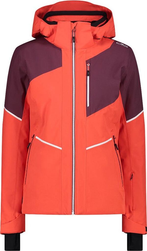 Woman Jacket Zip Hood papavero (B590) 38