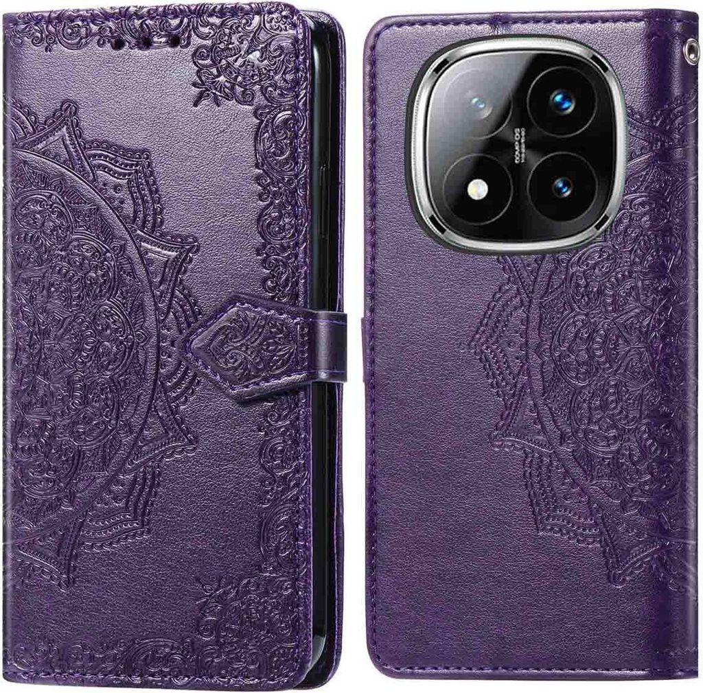 imoshion Mandala Klapphülle Xiaomi Redmi Note 14 Pro (4G) - Violett