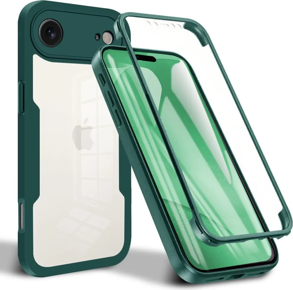 Cover iPhone Air Verde Adventure: Protezione 360° Anti-Urto e Polvere