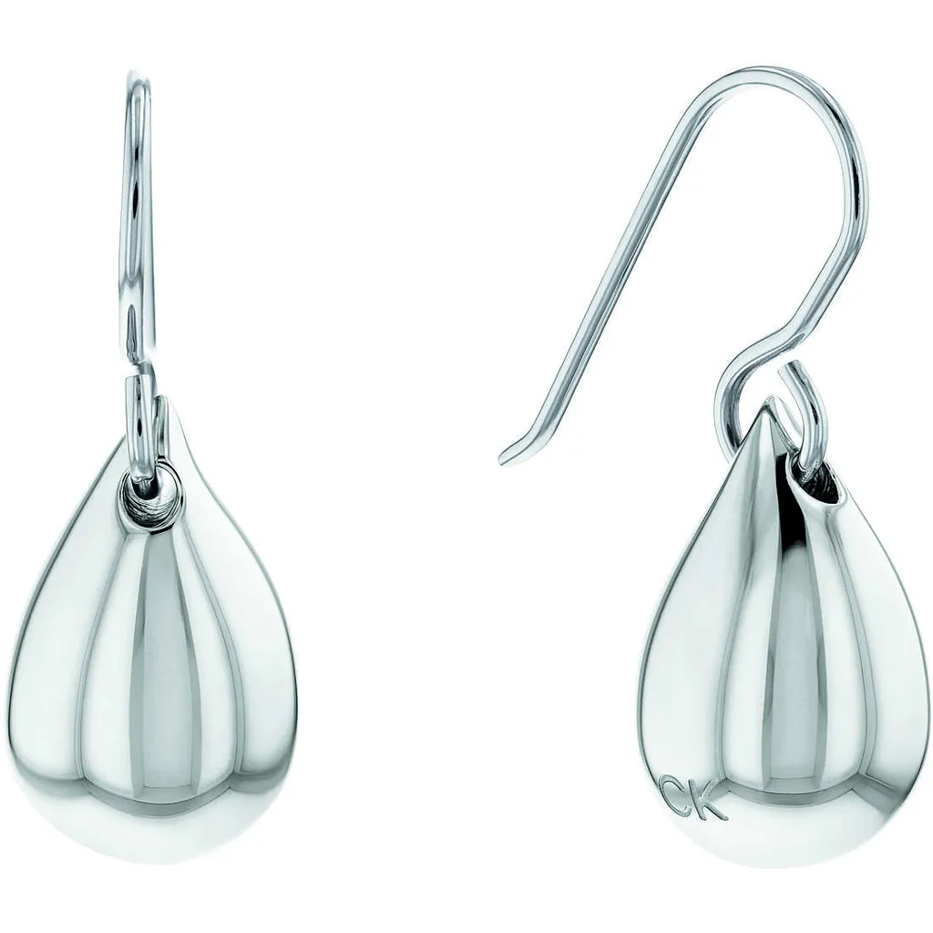 Boucles d'oreilles Calvin Klein Sculptural argent anti-allergie chic