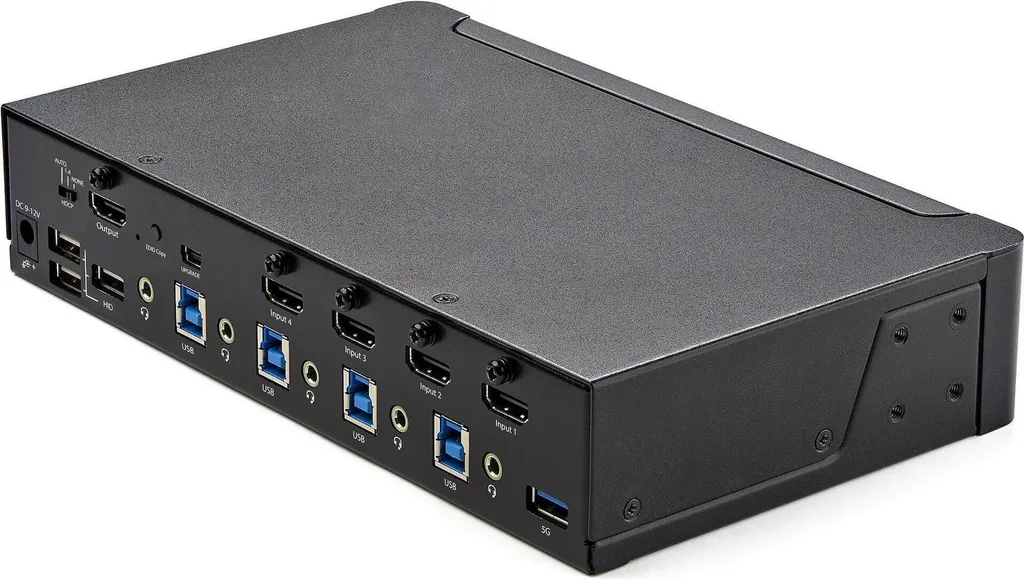 Évitez les Câbles : KVM HDMI 4 Ports pour 4 PC, Résolution 4K 60Hz Pro