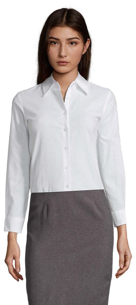 SOLS - "Embassy 130" Hemd für Damen Langärmlig LT2226 (L) (Weiß)