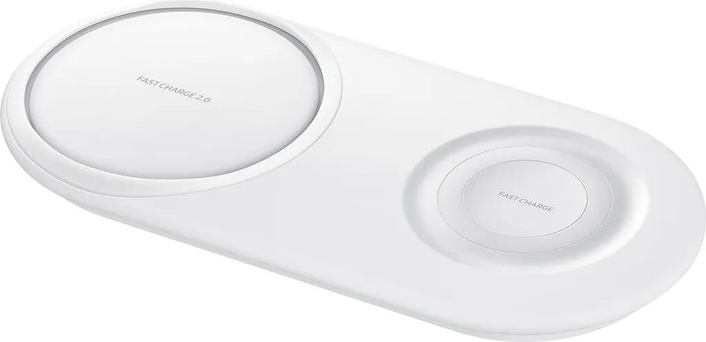 Station de charge induction Duo Pad EP-P5200 Samsung blanc 12W Qi