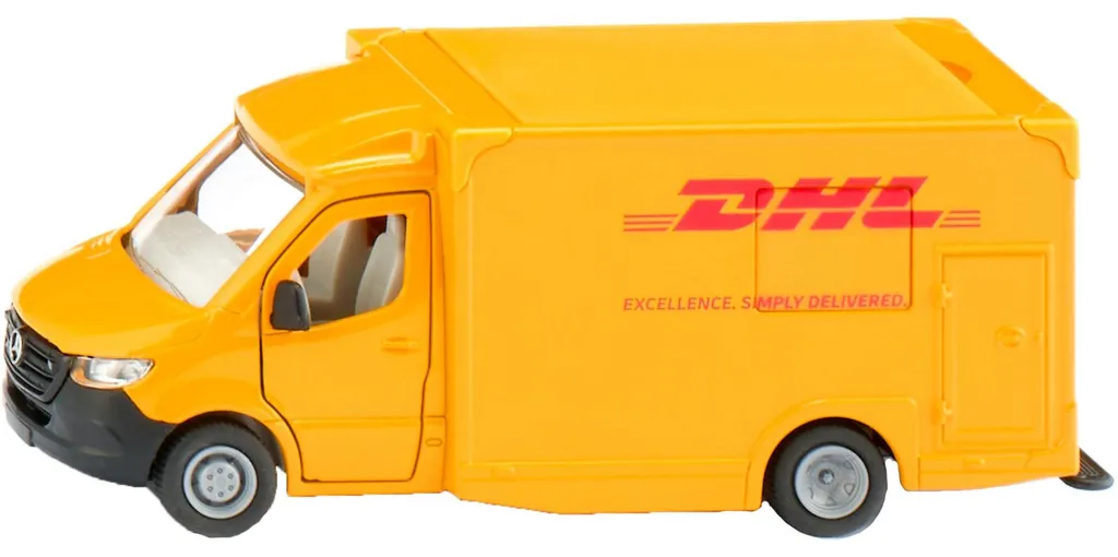 Mercedes Sprinter DHL Siku 1920 en Métal avec Portes Arrière Ouvrantes