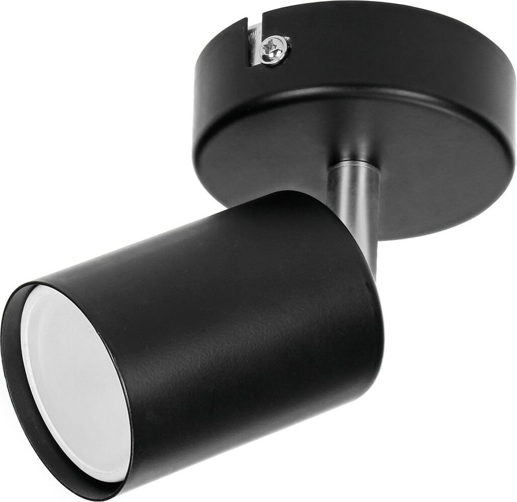 Deckenleuchte GU10 mit Gelenk - 1-Fach schwarz