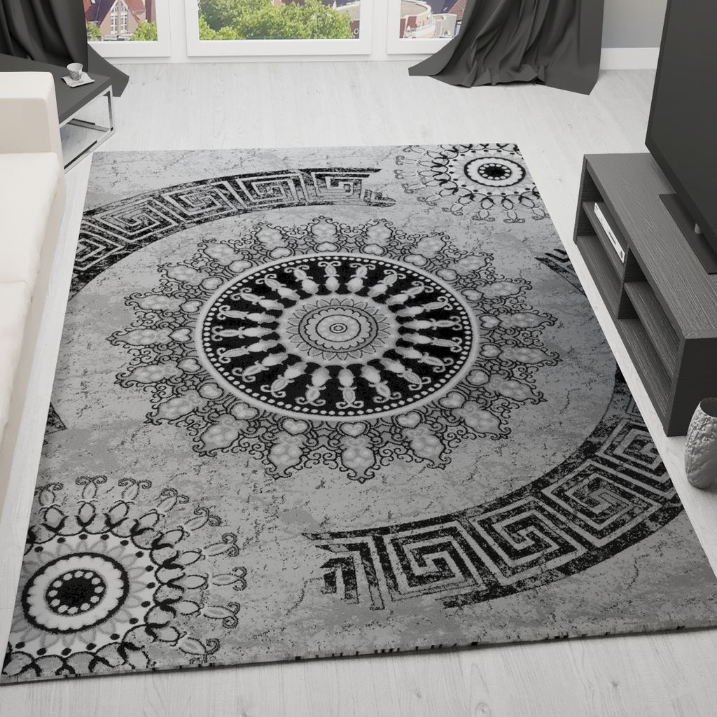 Klassischer Tibet Teppich, sehr dicht gewebt, mit Medaillon Produktbild 