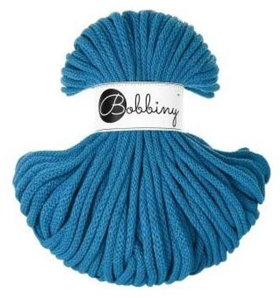 Bobbiny Premium 5 mm 50 m Dopamine Blue Schnur Produktbild 