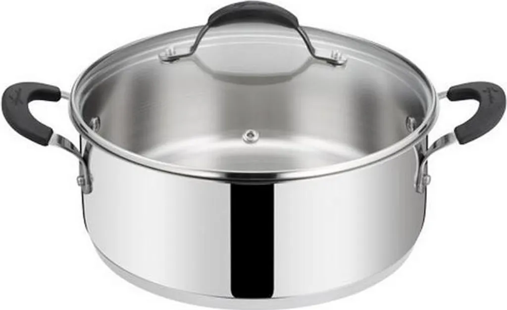 Padella Lagostina 26 cm con Coperchio - Cucina Sana in Acciaio Inox 18/10