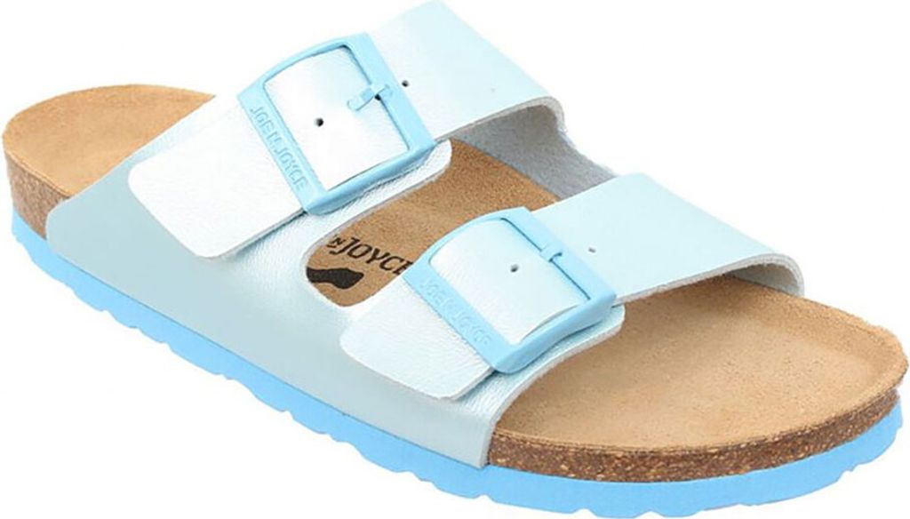 JOE N JOYCE London SynSoft Soft-Fußbett Metallic Light Blue Größe 38 Schmal