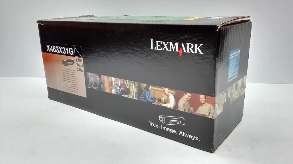 Toner Noir Lexmark X463X31G pour Impression de Documents Bureautiques