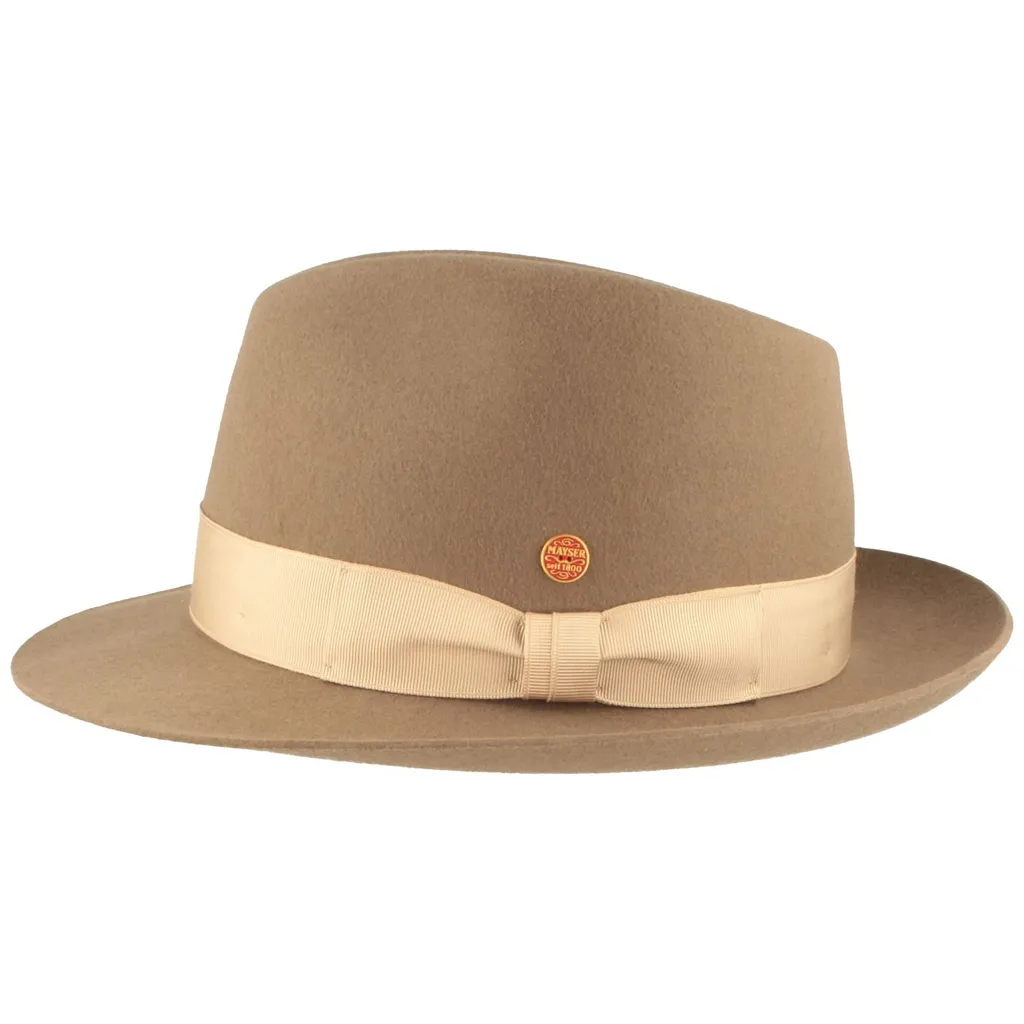 Mayser Bogart City Cappello in Lana e Gros Grain - Qualità 1800 - 2