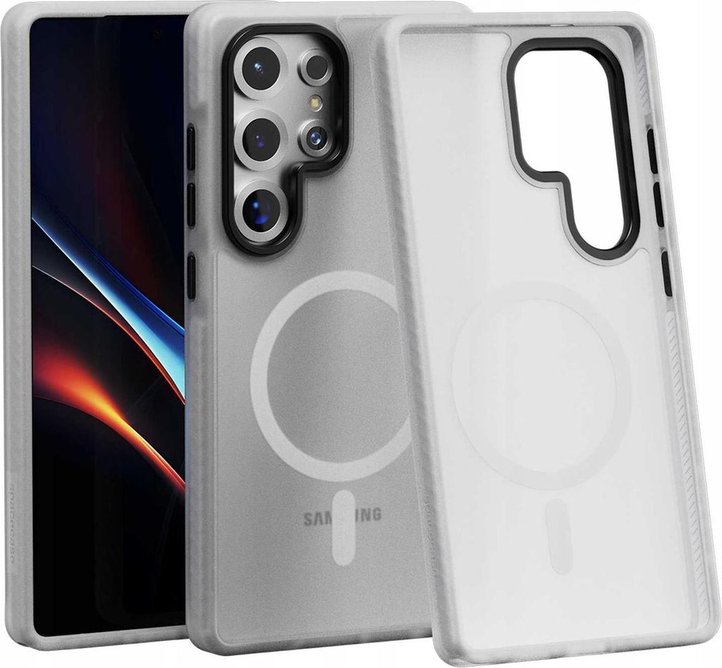 Spacecase Hybrid Fusion Mag Galaxy S25 Ultra weiß