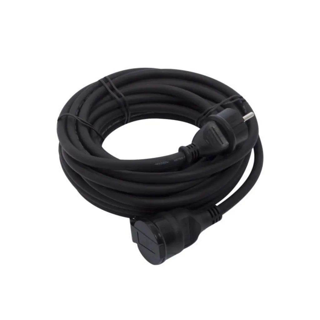Rallonge électrique 10m Chacon HO7RN-F - Câble néoprène 3x1,5mm² noir