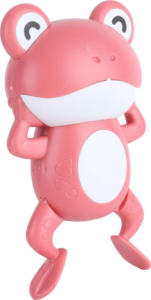 Baby Badespielzeug Uhrwerk Schwimmen Niedliche Frösche Schwimmende Aufziehbadewanne für Kinder (Rosa)