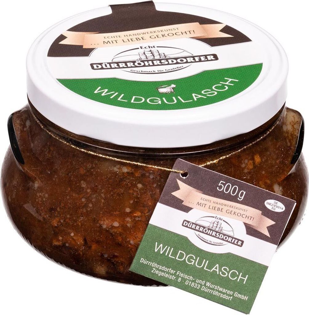 Dürrröhrsdorfer Wildgulasch im Glas Produktbild 