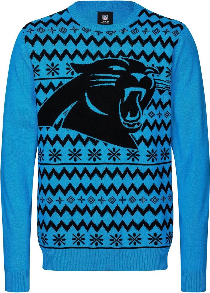 NFL Carolina Panthers Ugly Sweater Big Logo 2-Color Produktbild 