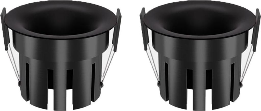 INF 2er-Pack LED Einbaustrahler, 10W, Rahmenlos, 4000K, 75mm Ausschnitt