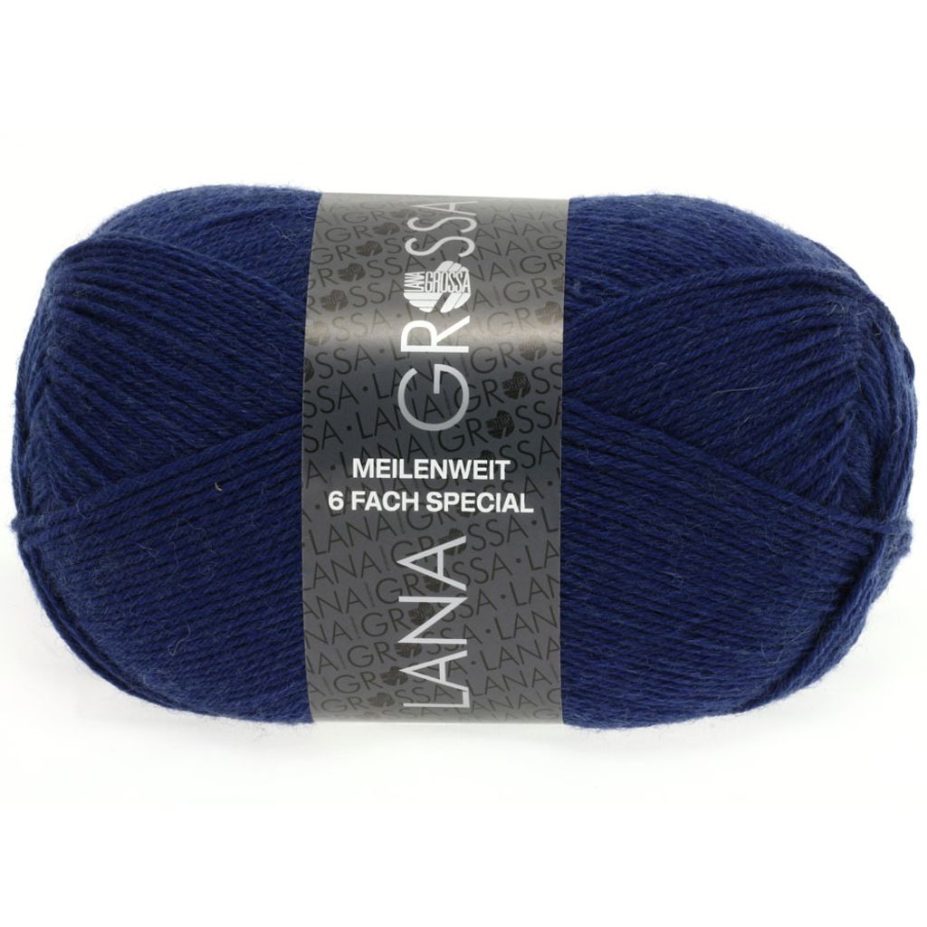 Lana Grossa Meilenweit 6-fach 150 8962 Dunkelblau 150g Produktbild 